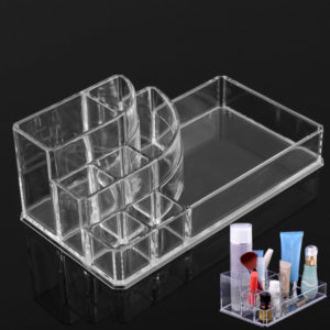 Klar Akryl Makeup Cosmetic Box Organizer Display Storage Case