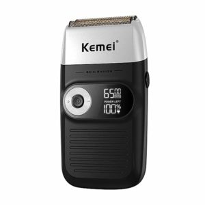 KEMEI Dual Purpose Electric Shaver Rechargeable Beard Trimmer LCD Displayed Military Hair Clipper Reciprocating Beard Razor for Men