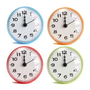 4 Color Bathroom Shower Waterproof Wall Clock Large Sucker Without Battery Home Decor