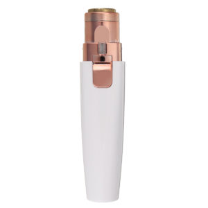 2 i 1 LED -lampa 2 huvuden USB elektrisk ögonbrynstrimmer Läppstift Brow Pen Woman Shaver