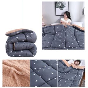 Blanket Warm Winter Quilt Soft Goose Down Full Size Comforter Thick Blanket for Home Textile Wool Filler