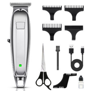 USB Rechargeable Hair Clipper for Men Cordless Hair Trimmer Quiet Electric Haircut Kit Ultra with Barber Beard Comb
