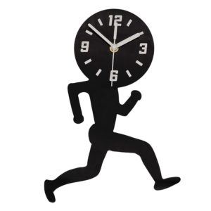 Emoyo ECY041 Man Runing Pattern Wall Clock 3D Wall Clock For Home Office Decorations