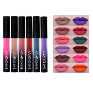 12 Colors Matte Metallic Velvet Lip Gloss