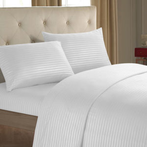 Honana Striped Bedding Sets 3/4 Piece High Quality Brushed Microfiber Wrinkle & Fade & Stain Resistant Bed Sheets