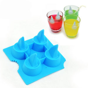 Silicone Shark Fin Ice Tray Cube Freeze Maker Chocolate Mold Mold