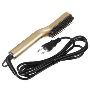 25W Fast Heating Straight Hair Comb 5 Gears Electric Beard Hair Straightener Comb
