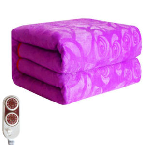 Queen Size Electric Heated Mat With Dual Temperature Timing Controllers Bedroom Heated Blanket