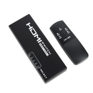 5 Port HDMI Selector Splitter Switcher 1080P Video Audio Converter för PS4 Xboxone Monitor TV Fjärrkontroll