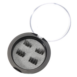 Magnetiska ögonfransar Återanvändbara Ultratunna Svart Tjockare 3D Magnet Falsk Lash Makeup