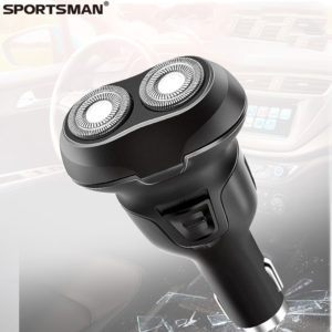 Sportsman® Car Charger Electric Razor Rotatable Electric Shaver Vehicle-mounted Safety Hammer Men