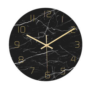 CC010 Creative Marble Pattern Wall Clock Mute Wall Clock Quartz Wall Clock For Home Office Decorations