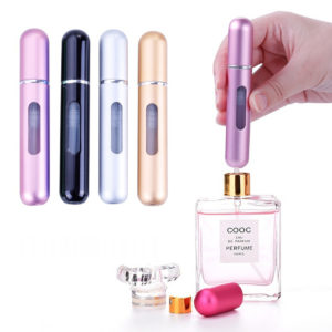 Portable 5 ml/8 ml Travel Mini Container Aluminum Refillable Bottles Perfume Spray Empty Cosmetic Containers Perfume Bottle