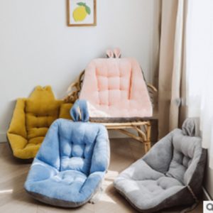Rabbit Ear Stuffed Seat Cushion for Armchair Rocking Chair Office Patio Chairs for Home Decor