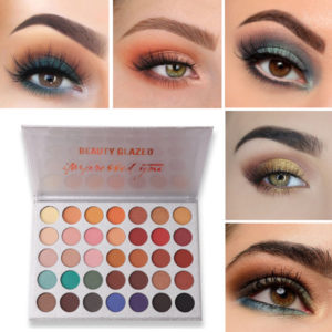 35 Colors Eye Shadow Palette Matte Shimmer Makeup Long-Lasting
