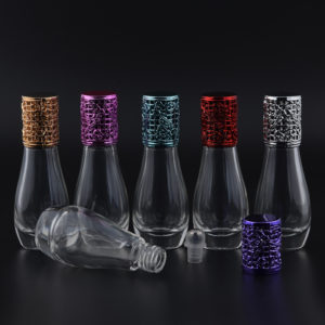 12 ml tom parfymflaska metallrullboll glas bowlingform flaskor påfyllningsbar behållare