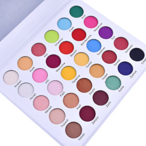 30 Colors Nude Matte Eye Shadow Palette Rainbow Color Eyeshadow Long-Lasting Eye Makeup Palette