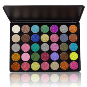 VERONNI 35 Colors Glitter Eye Shadow Palette Eyes Cosmetics Makeup Sequins Powder Party
