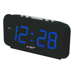 VST ST-4  Digital Alarm Clocks EU Plug AC Power Electronic Table Clocks With 1.8 Large LED Display