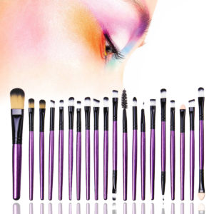 20st Powder Foundation Eyeshadow Eyeliner Lip Brush Makeup Brushes Kit