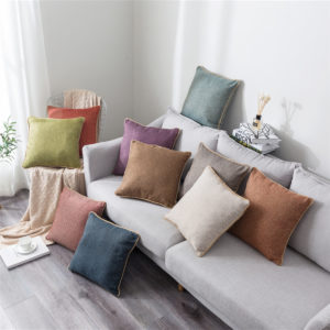45X45CM Linen Throw Pillow Case Cushion Cover Seat Sofa Waist Case Home Bedroom Decor