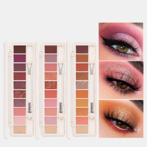 Focallure 10 Colors Eyeshadow Palette Conceler Matte Shimmer Glitter Waterproof Eyeshadow Powder